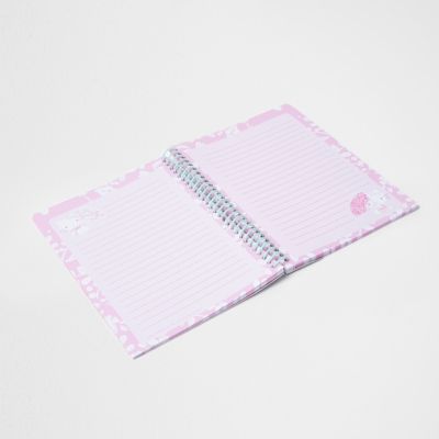 Girls pink Hello Kitty notebook